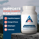 Ayush Herbs Ashwagandha Capsules - Ashwagandha For Men & Women, Ashwagandha Supplements, Pure Ashwagandha Root Powder For Stress, 500Mg Per Pill - 60 Vegetarian Caplets (1 Count)