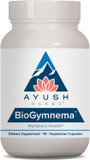 Ayush Herbs Biogymnema - Metabolic Vitamin & Herb Blend, Metabolic Health Supplement For Women & Men With Biotin, Berberine, Bitter Melon & Gymnema, Nutrient Support - 90 Vegetarian Capsules (1 Count)
