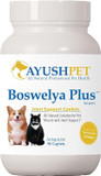 Ayush Pet Boswelya Plus, Joint And Muscle Support For Pets, Ayurvedic Pet Supplement With Boswellia, Ginger, And Bromelain, Large Or Small Animals, 90 Vegetarian Caplets