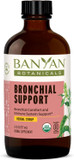 Banyan Botanicals Bronchial Support  Organic Herbal Syrup For Children & Adults  Soothing Respiratory Support Formula With Licorice & Ginger Root*  6Oz.  Non Gmo Sustainably Sourced Vegetarian