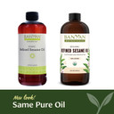 Banyan Botanicals Refined Sesame Oil  Organic Sesame Oil For Skin, Body, Hair & More  Multiple Sizes  24 Oz  Non Gmo Sustainably Sourced Vegan