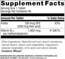 Bariatric Advantage B-12 Speedy Melts, Vitamin B12 1000 Mcg Supplement, Fast Melting With 200 Mcg Of Folic Acid For Nutritional Support - Black Cherry, 90 Count