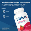 Bariatric Fusion Bariatric Multivitamin With Iron Complete Chewable | Wild Cherry | Post Bariatric Vitamins For Gastric Bypass And Sleeve Gastrectomy | One Month Supply