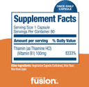 Bariatric Fusion Vitamin B1(Thiamine) For Bariatric Surgery Patients Including Gastric Bypass & Sleeve Gastrectomy, Easy To Swallow Capsule, 90 Count