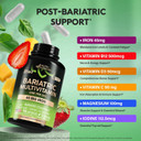 Bariatric Multivitamin - 45 Mg Iron Supplements - Made In Usa - For Women & Men - All-In-One, 21 Essential Vitamins - Gastric Sleeve Support - Free Of Sugar, Gluten & Soy - 180 Capsules, Once Daily