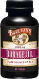 Barlean'S Borage Oil Supplements, Cold Pressed Pure Borage Seed Oil Supplement Softgels For Men And Women, 1000 Mg Gla Fatty Acids, 60 Count