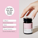 Beauty Supplement, For Hair, Skin And Nails, 60 Capsules, With Vitamin C, Collagen, Biotin And Zinc