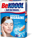Bekoool Migraine Gel Sheets - 4 Count