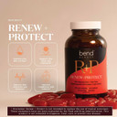 Bend Beauty Renew + Protect | Skin Health Dietary Supplement | Improves Skin Hydration, Skin Elasticity And Firmness | Skin Antioxidant Supplement | Skin Health After Sun Exposure | 120 Softgels