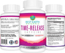 Best Earth Naturals Time Release Caffeine With L-Tyrosine, Vitamin B6, Vitamin B12, Thiamin & More - Energy Supplement For Women And Men - 40 Count