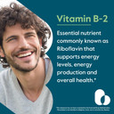 Bestvite Vitamin B-2 100Mg (240 Vegetarian Capsules) - No Stearates - No Dicalcium Phosphate - Vegan - Non Gmo - Gluten Free