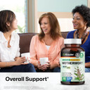 Bio Krauter Motherwort Capsules 1200 Mg - 100 Count - Motherwort Herb Supplement - Promote Relaxation - WomenS Support Capsules