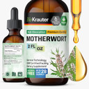 Bio Krauter Motherwort Tincture - Motherwort Herbal Extract - Liquid Supplement For WomenS Health - Promote Calm - Alcohol & Sugar Free - Vegan Drops 2 Fl.Oz