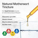 Bio Krauter Motherwort Tincture - Motherwort Herbal Extract - Liquid Supplement For WomenS Health - Promote Calm - Alcohol & Sugar Free - Vegan Drops 2 Fl.Oz