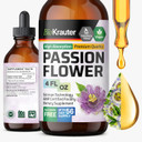 Bio Krauter Passionflower Tincture - Vegan Passion Flower Extract For Mood Support - Alcohol And Sugar Free - 4 Fl.Oz