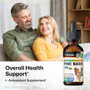 Bio Krauter Pine Bark Extract - Rich In Antioxidants Liquid Supplement - 400 Mg French Maritime Pine Bark Extract Drops - Vegan, Alcohol & Sugar Free - 2 Fl Oz