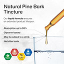 Bio Krauter Pine Bark Extract - Rich In Antioxidants Liquid Supplement - 400 Mg French Maritime Pine Bark Extract Drops - Vegan, Alcohol & Sugar Free - 2 Fl Oz