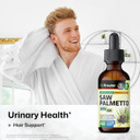 Bio Krauter Saw Palmetto Extract - Vegan Saw Palmetto For Men And Women - Urinary Support - Alcohol & Sugar Free - 2 Fl.Oz