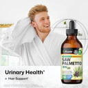 Bio Krauter Saw Palmetto Extract - Vegan Saw Palmetto For Men And Women - Urinary Support - Alcohol & Sugar Free - 4 Fl.Oz