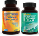 Bioemblem Vitamin D3 K2 Capsules (5000Iu And 200Mcg) And Vitamin B-Complex