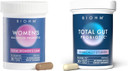 Biohm Total Probiotic For Women Bundle, 30 Billion Cfu Probiotics For WomenS Balanced, Natural, Digestive Enzymes, Clinically Studied, Non-Gmo, 30 Servings Each