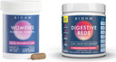 Biohm Women'S Probiotics 30B Cfu & 210 Oz Essential Digestive Reds Powder Bundle, Comprehensive Gut & Vaginal Health Support, Rich In Antioxidants, Enzymes, Vitamins