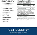 Bioray Daily Get Sleepy - 2 Fl Oz - Relaxation & Rest Support - With Medicinal Mushrooms & Micronized Chlorella - Non-Gmo, Vegan, Gluten Free - Approx. 30 Servings