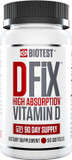 Biotest D Fix - High-Absorption Vitamin D3, 5000 Iu - 90 Softgels (90-Day Supply) For Immune Support, Bone Health & Mood