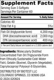 Biotest Flameout Dha-Rich Fish Oil - 4200 Mg Omega 3-180 Softgels (60 Day Supply)