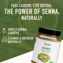 Bixa Botanical Senna Leaves Extract Capsules | Natural Herbal Laxative | Support For Constipation | Cassia Angustifolia, Gluten Free, Non-Gmo, Steam Treated, Vegan, 100% Pure | 60 Count (Po1)