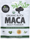 Black Maca 8 Oz Raw Food Powder - Organic, Non-Gmo, Vegan, Gluten Free- Black Maca Root Supplement For Whole Body Wellness