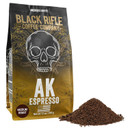 Black Rifle Coffee Company Ground Coffee Medium Roast - Roasted Blend Made From Pure Arabica Beans - Colombian & Brazilian Beans - Veteran Founded & American Made (Ak Espresso, 12Oz Bag)