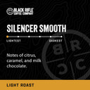 Black Rifle Coffee Company Light Roast K Cups - Single Serve K Cups Coffee Pods - Kcup Pods Compatible With Keurig 1.0 & 2.0 - Made From Pure Arabica Beans (Silencer Smooth, 32 Count)