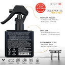 Blackwood For Men Hair & Beard Hydrator Spray (4Oz) + Double Duty Beard & Body Scrubber Bundle - Vegan & Natural Leave-In Conditioner - Dual-Sided Men'S Shower Tool