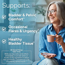 Bladder & Pelvic Discomfort Formula - Supports Less Flares & Urgency* - Premium Supplement For Bladder & Urinary Health - Usa Manufactured & Third-Party Tested - 120 Capsules
