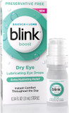 Blink Boost Preservative-Free Lubricating Eye Drops, Moisturizing & Soothing For Mild Dry Eyes, With Hyaluronate, Hydrating Relief Instant Comfort Throughout The Day, Contact Lens Friendly, 0.34 Fl Oz