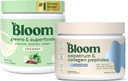 Bloom Nutrition Superfood Greens Powder, Digestive Enzymes With Probiotics And Prebiotics, Gut Health, Bloating Relief, Coconut + Bovine Colostrum Powder | Pure 40% Igg Premium Colostrum