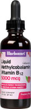 Bluebonnet Liquid Methylcobalamin Vitamin B12 5000 Mcg Active Coenzyme Form Of Vitamin B 12 Liquid Drops Energy Supplement For Women & Men - Vegan, Gluten-Free - Raspberry Flavor - 2 Fl Oz