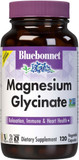 Bluebonnet Magnesium Glycinate, Energy Production*, Enzyme Function*, Non-Gmo Certified By Nsf, Vegan, Kosher Certified, Gluten-Free, Soy-Free, Dairy-Free, 60 Vegetable Capsules, 15 Servings
