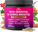 Bmvinvol Inositol Supplement - Myo-Inositol And D-Chiro Inositol Ideal 40:1 Ratio - Plus Berberine, Cinnamon, Ashwagandha + 5 More - 120 Capsules