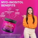 Bmvinvol Inositol Supplement - Myo-Inositol And D-Chiro Inositol Ideal 40:1 Ratio - Plus Berberine, Cinnamon, Ashwagandha + 5 More - 120 Capsules