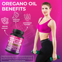 Bmvinvol Oregano Garlic Olive Leaf Black Seed + 5 More - Immune Support & Digestive Health Supplement For Women And Men - 100 Capsules