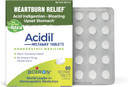 Boiron Acidil Tablets For Relief Of Acid Reflux, Heartburn, Indigestion, And Upset Stomach - 120 Count