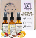 Bone Support Bundle Liquid Spray - Iron Bisglycinate Complex, Zinc Picolinate, Vitamin D3 & K2 - Complete Multivitamin - Plant- Based, Non-Gmo, Gluten Free, Sugar Free 2 Fl Oz (360 Days Supply)