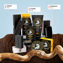 Bossman Big Boss Beard Care Kit For Men - 7 Piece Beard Grooming Kit With Jelly Beard Oil, Conditioner, Balm, Wax, Soap, Comb, Brush - Vetiver X