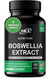 Boswellia Serrata Extract Capsules 65% Boswellic Acid 700Mg Equal To 7000Mg Resin Powder, Extra Strength & Superior Absorption, 6 Month Supply 180 Vegan Capsules Non-Gmo