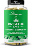 Breathe Inhaler Support Supplement  Sinus, Lungs, Open & Clear Airways  Seasonal Nasal Health, Bronchial Wellness, Healthy Chest  Quercetin, Vitamin D, Bromelain Pills  120 Vegetarian Capsules