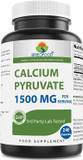 Brieofood Calcium Pyruvate 1500Mg Per Serving - 240 Vegetarian Capsules