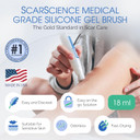 Brush On Medical Grade Silicone Scar Gel Xl Wand For Body And Facial Scars, Hypoallergenic Silicone Scar Gel For Surgical Scars And Post-Cosmetic Procedures, 18 Ml