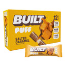 Built Bar, Puff Protein Bars, Salted Caramel Puff, 17G Protein Snacks, On-The-Go Bars, Only 140 Calories, 6G Sugar, Collagen, Gluten Free, 12 Count